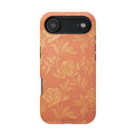 Floral Rose Gold Magnetic Impact-Resistant iPhone Case, MagSafe Compatible - iPhone 17 Air / Matte - Shamo's