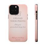Personalizable iPhone Case | Add Your Own Photo and Text | MagSafe Compatible