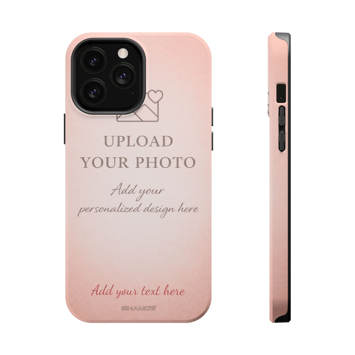 Personalizable iPhone Case | Add Your Own Photo and Text | MagSafe Compatible