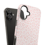 Pink Leopard Impact-Resistant iPhone Case | MagSafe