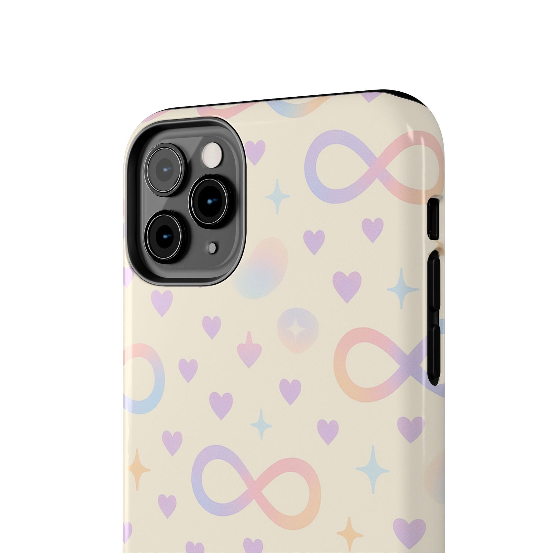 Infinity Pattern Tough Phone Case — Pastel Hearts & Stars  Shamo's