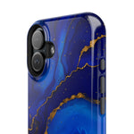 Blue Gold Marble Phone Case  Shamo's