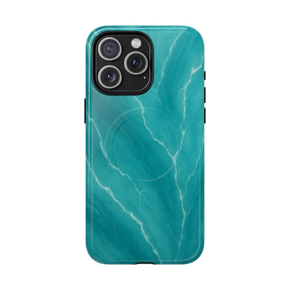 Ocean Aura Marble iPhone Case — MagSafe Compatible - Shamo's