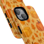 Autumn Harvest iPhone Case — Pumpkin & Haystack Fall with MagSafe - Shamo's
