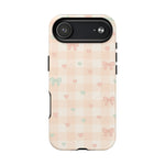 Sweet Pastel Checkered Bows Case for iPhone | MagSafe - Shamo's