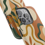 Abstract Earth-Tone Impact iPhone Case — MagSafe  Shamo's