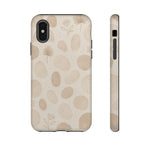 Neutral Pebble Pattern Tough iPhone Case - Shamo's
