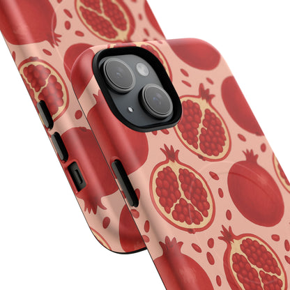 Pomegranate Fruit Tough iPhone Case | MagSafe Compatible