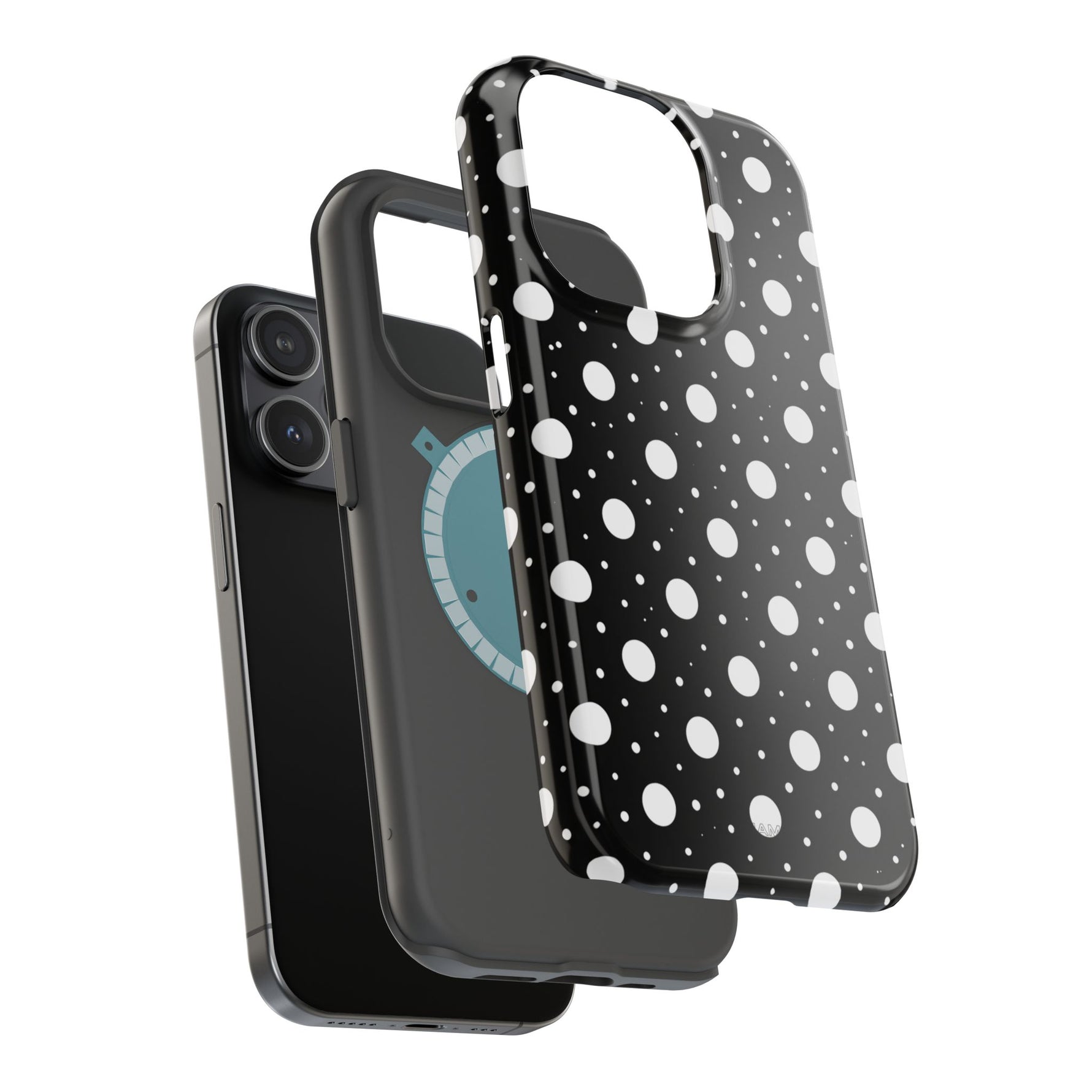 Polka Dot Impact-Resistant iPhone Case | MagSafe