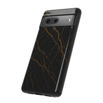 Black Marble Tough iPhone Case  Shamo's