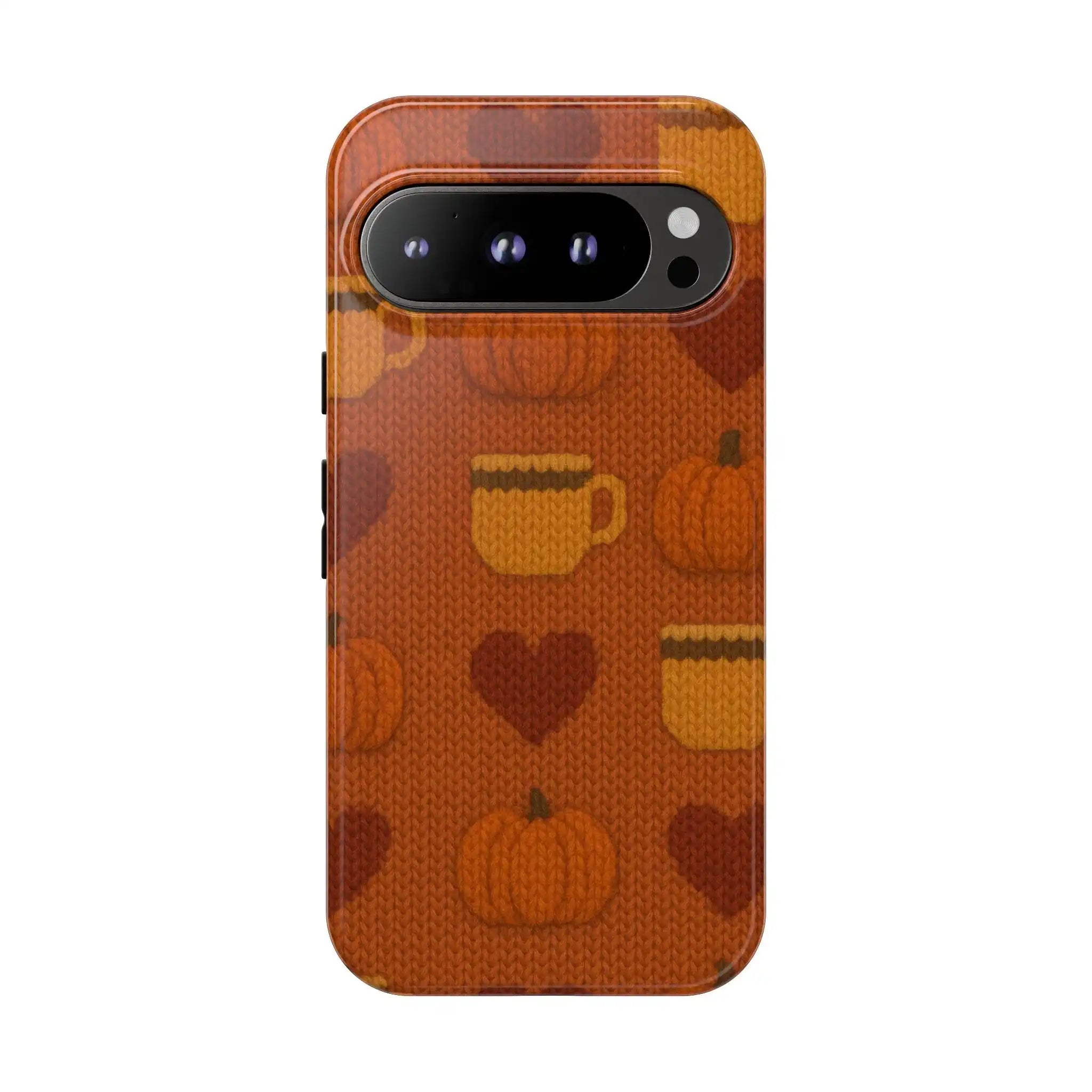 Fall Pumpkin & Coffee Phone Case  Shamo's Google Pixel 9 Pro / Glossy