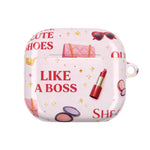 AirPods Case — 'Like a Boss' Pink Cosmetic Pattern Protective Case