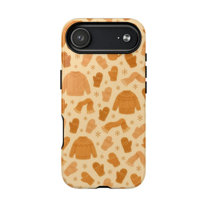 Cozy Winter Sweaters Holidays iPhone Case — Warm Knit Pattern with MagSafe - Shamo's