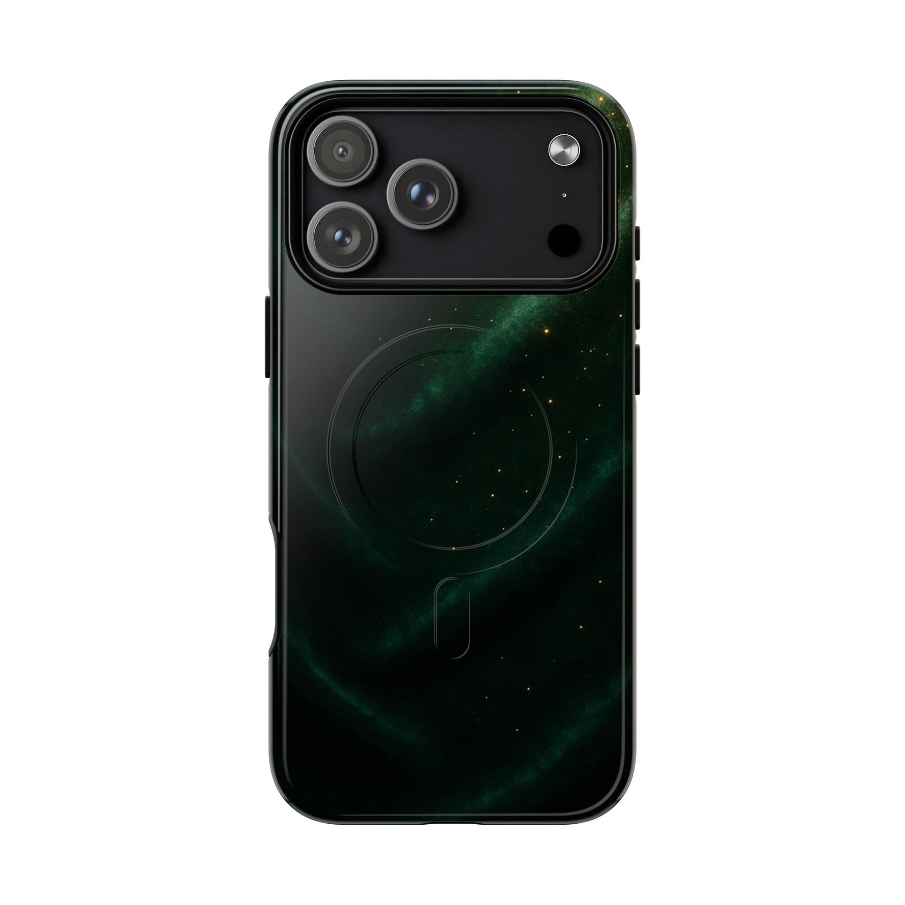Luxury Series Emerald Galaxy iPhone Case with MagSafe - Shamo's
