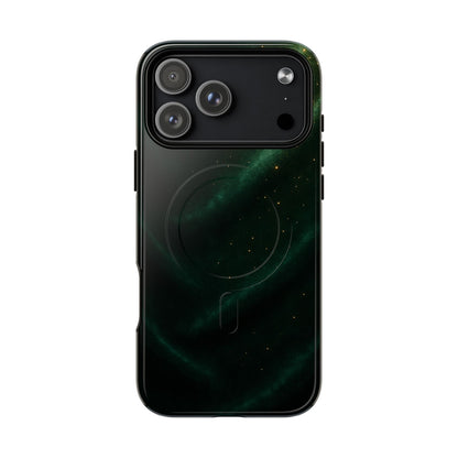Luxury Series Emerald Galaxy iPhone Case with MagSafe - Shamo's