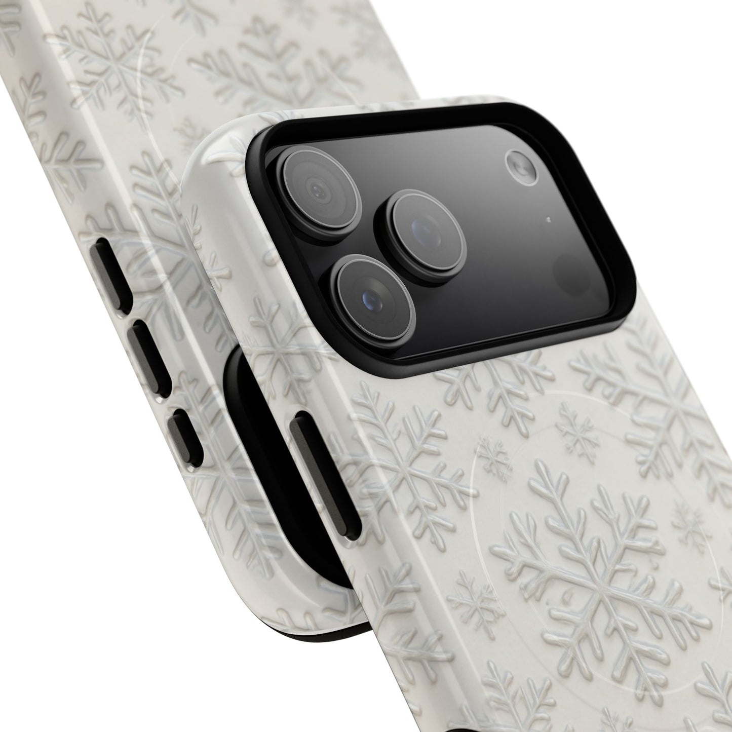 Snowflake Texture iPhone Case compatible with MagSafe - Shamo's