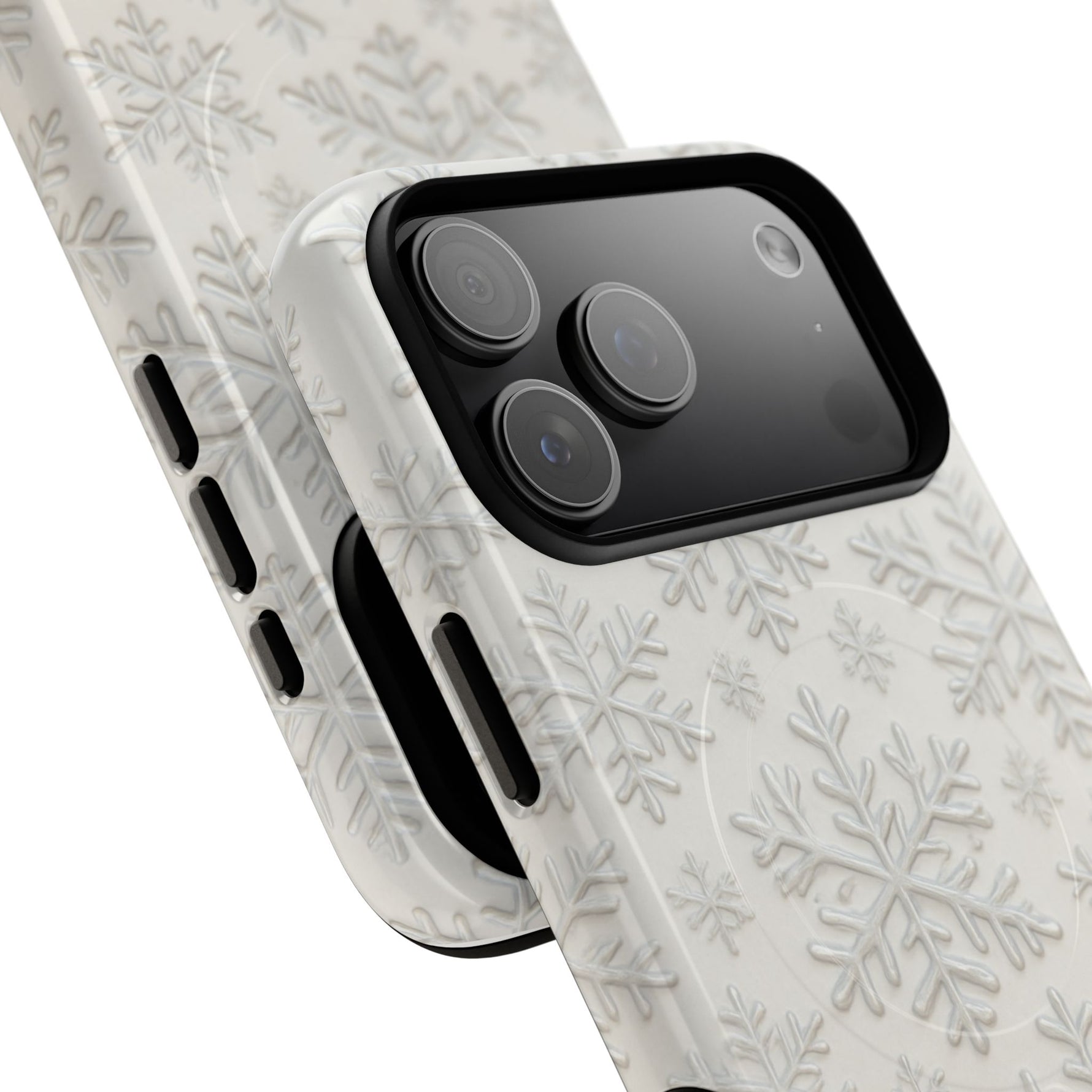 Snowflake Texture iPhone Case compatible with MagSafe - Shamo's