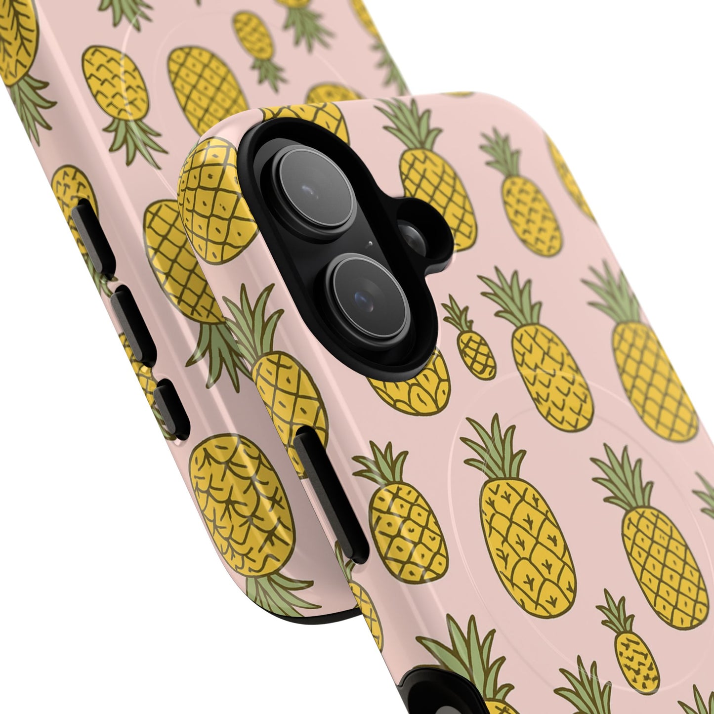 Pineapple Pattern Fruit Case for iPhone | MagSafe Compatible