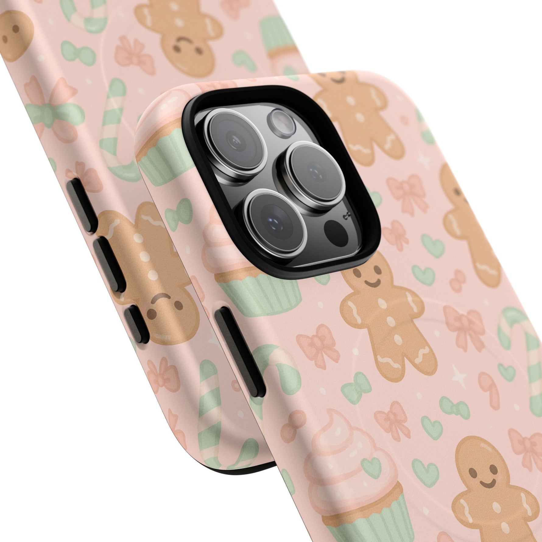 Gingerbread Candy Holiday Tough iPhone Case | compatible with MagSafe  Shamo's