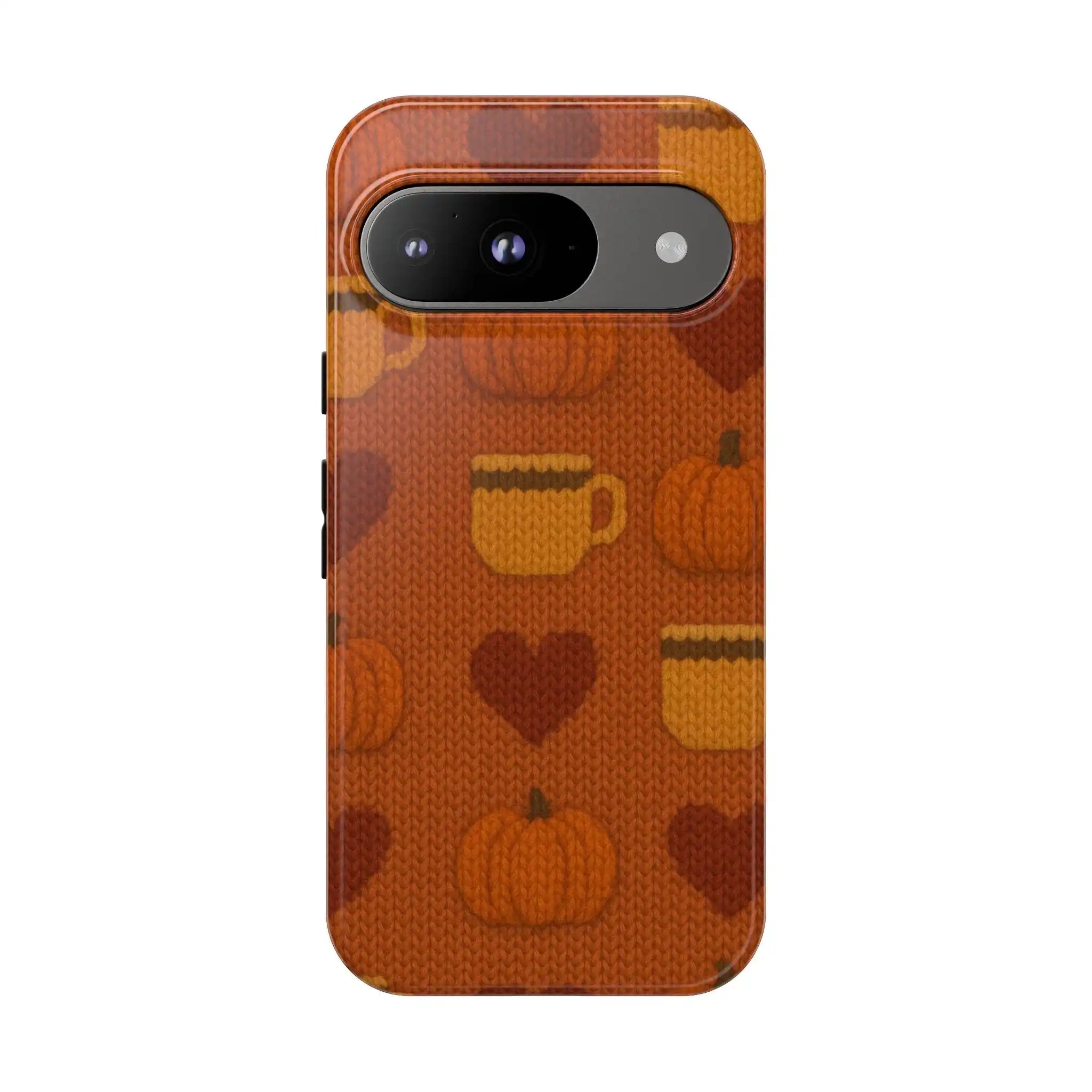 Fall Pumpkin & Coffee Phone Case  Shamo's Google Pixel 9 / Glossy
