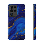 Blue Gold Marble Phone Case  Shamo's Samsung Galaxy S21 Ultra / Glossy / Without gift p