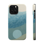 “Calm Over Chaos” Abstract Ocean Wave iPhone Case | MagSafe Compatible  Shamo's iPhone 14 Pro Max / Glossy