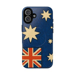 Australian Flag iPhone Case | MagSafe  Shamo's iPhone 16 Plus / Glossy