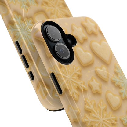 Heart & Snowflake Holiday iPhone Case — compatible with MagSafe