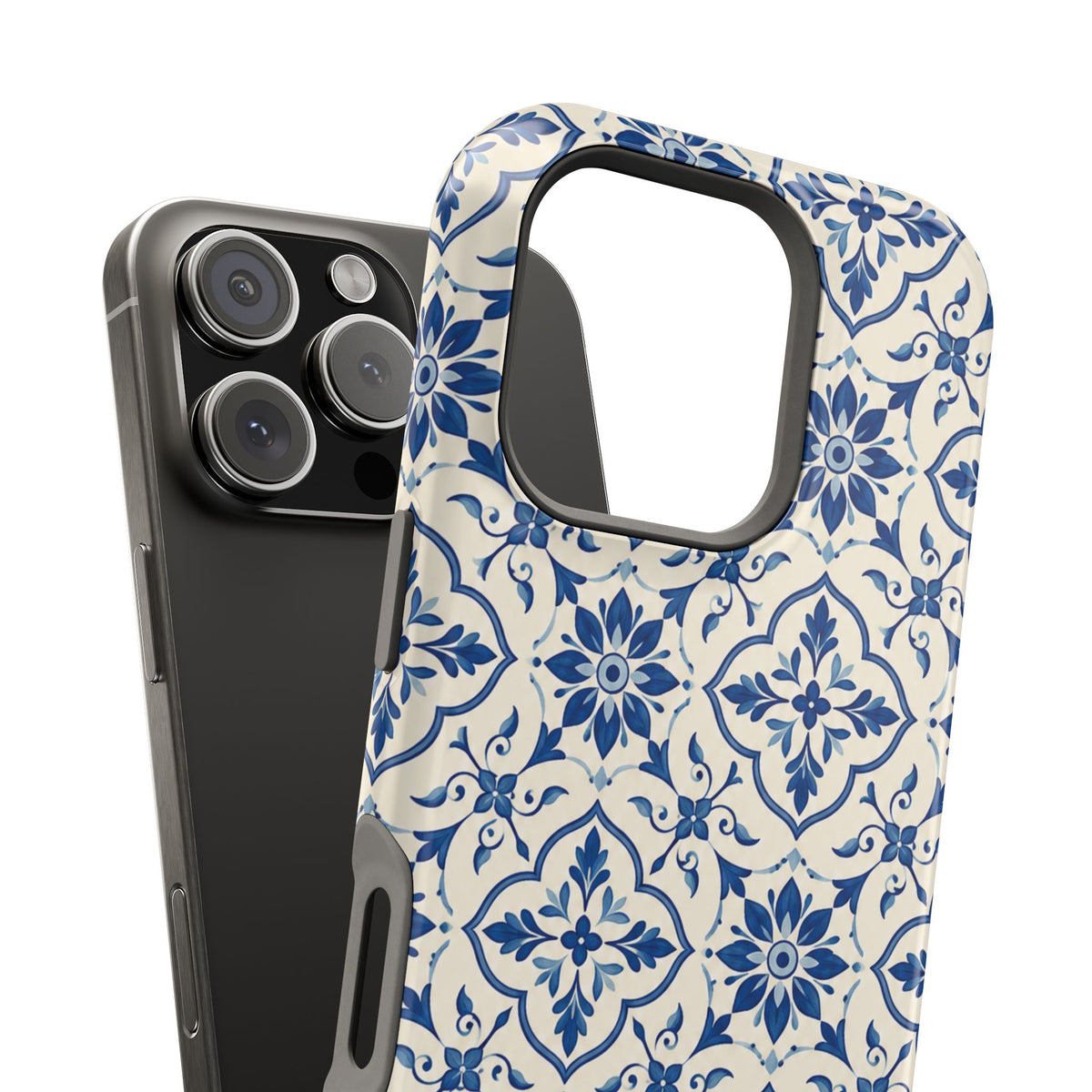 Lisbon Tile – Blue Ornamental MagSafe Phone Case