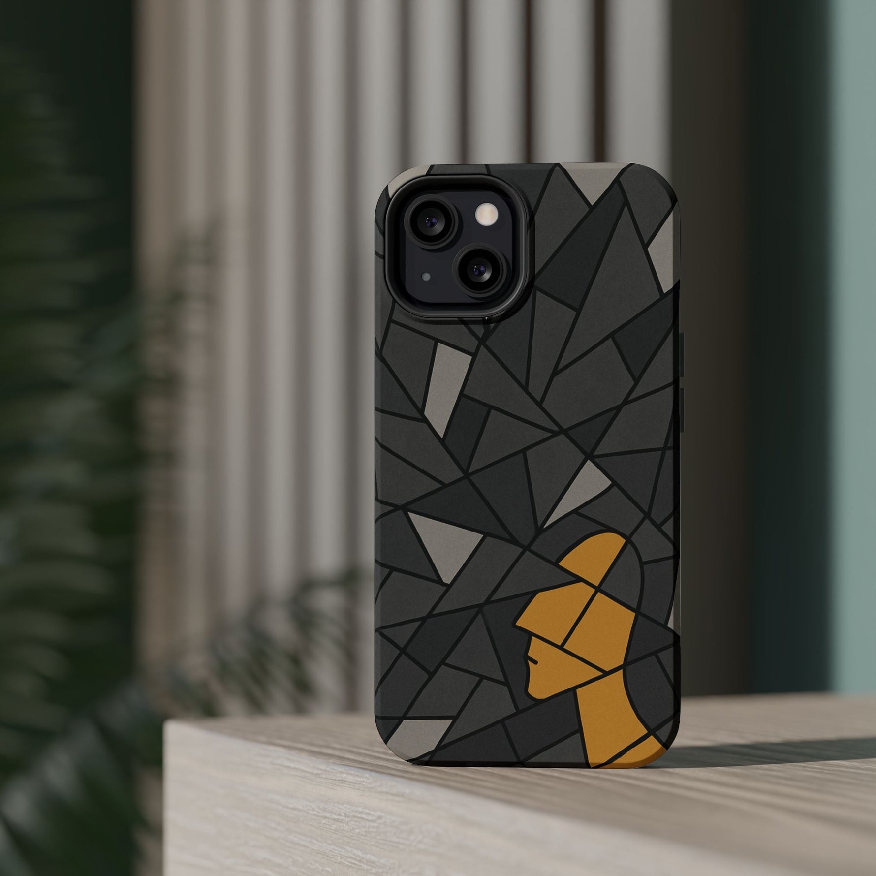 “Rebuilding Myself” Abstract iPhone Case — Magnetic MagSafe Impact-Resistant  Shamo's