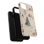 Winter Village Holiday Tough iPhone Case — Vintage Holidays & Snow Scene  Shamo's