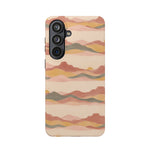 Sunset Trails – Desert Landscape MagSafe Phone Case, glossy Samsung Galaxy S26 Plus, rear view
