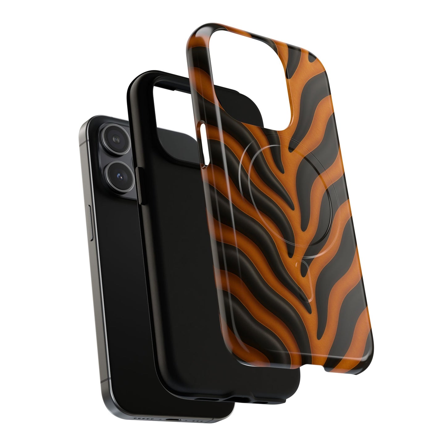 Fierce Tiger Striped iPhone Case - Works with MagSafe