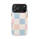 Pastel Checkerboard Pattern iPhone Cases - MagSafe - Shamo's