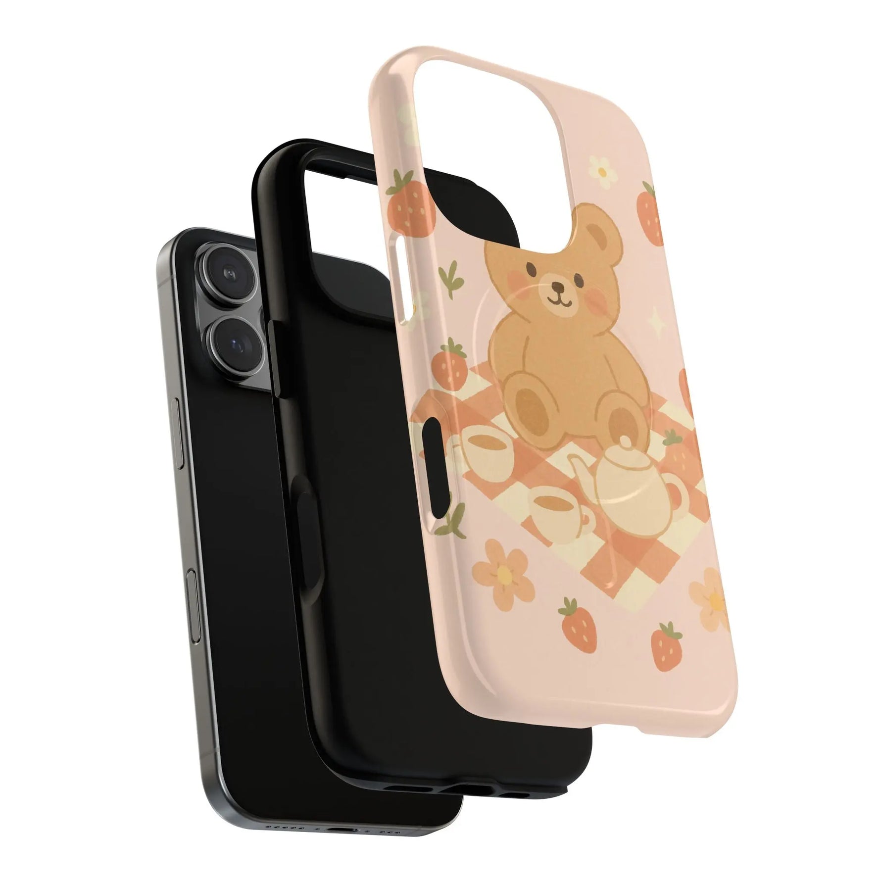 Blossom Bear Picnic iPhone Case with MagSafe  Shamo's
