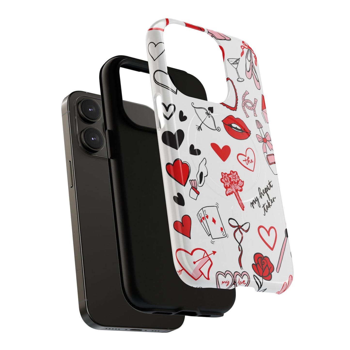 Love Doodle Tough iPhone Case (MagSafe compatible)