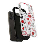 Love Doodle Tough iPhone Case (MagSafe compatible)  Shamo's