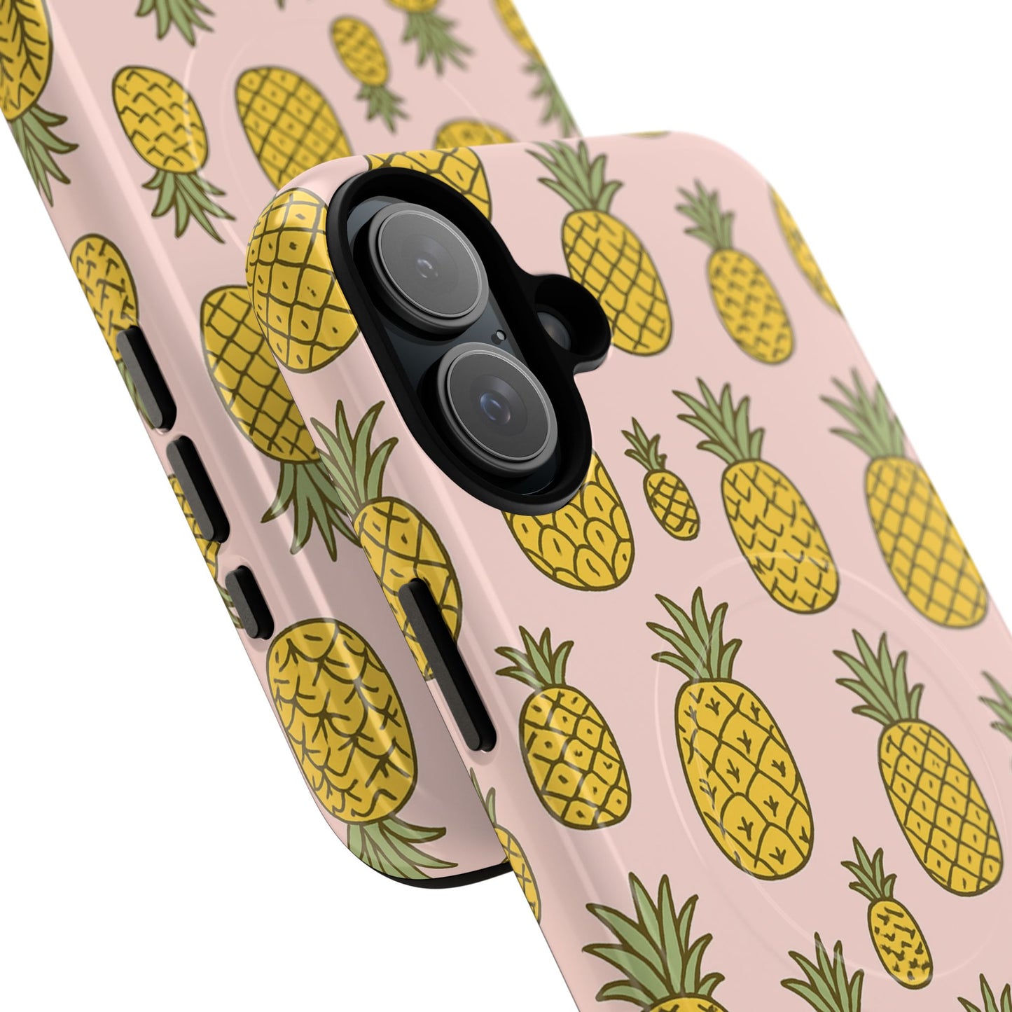 Pineapple Pattern Fruit Case for iPhone | MagSafe Compatible