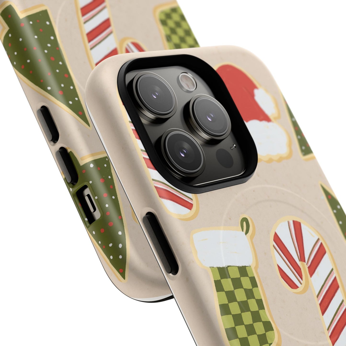 Festive Candy Cane Holiday iPhone Case | MagSafe  Shamo's