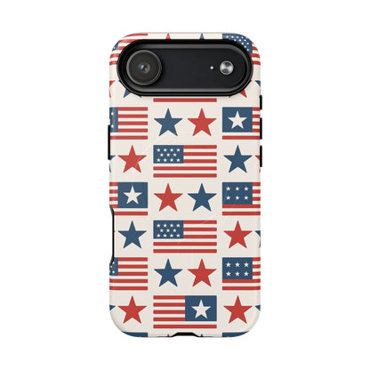 Patriotic American Flag iPhone Case | MagSafe