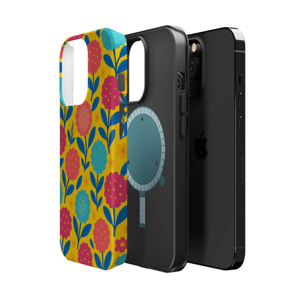 Vibrant Floral MagSafe Phone Case