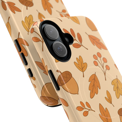 Autumn Leaves Woodland Berries iPhone Case | MagSafe