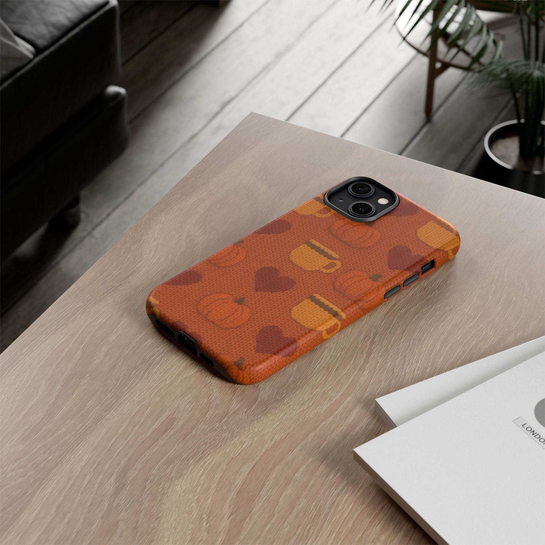 Fall Pumpkin & Coffee iPhone Case  Shamo's