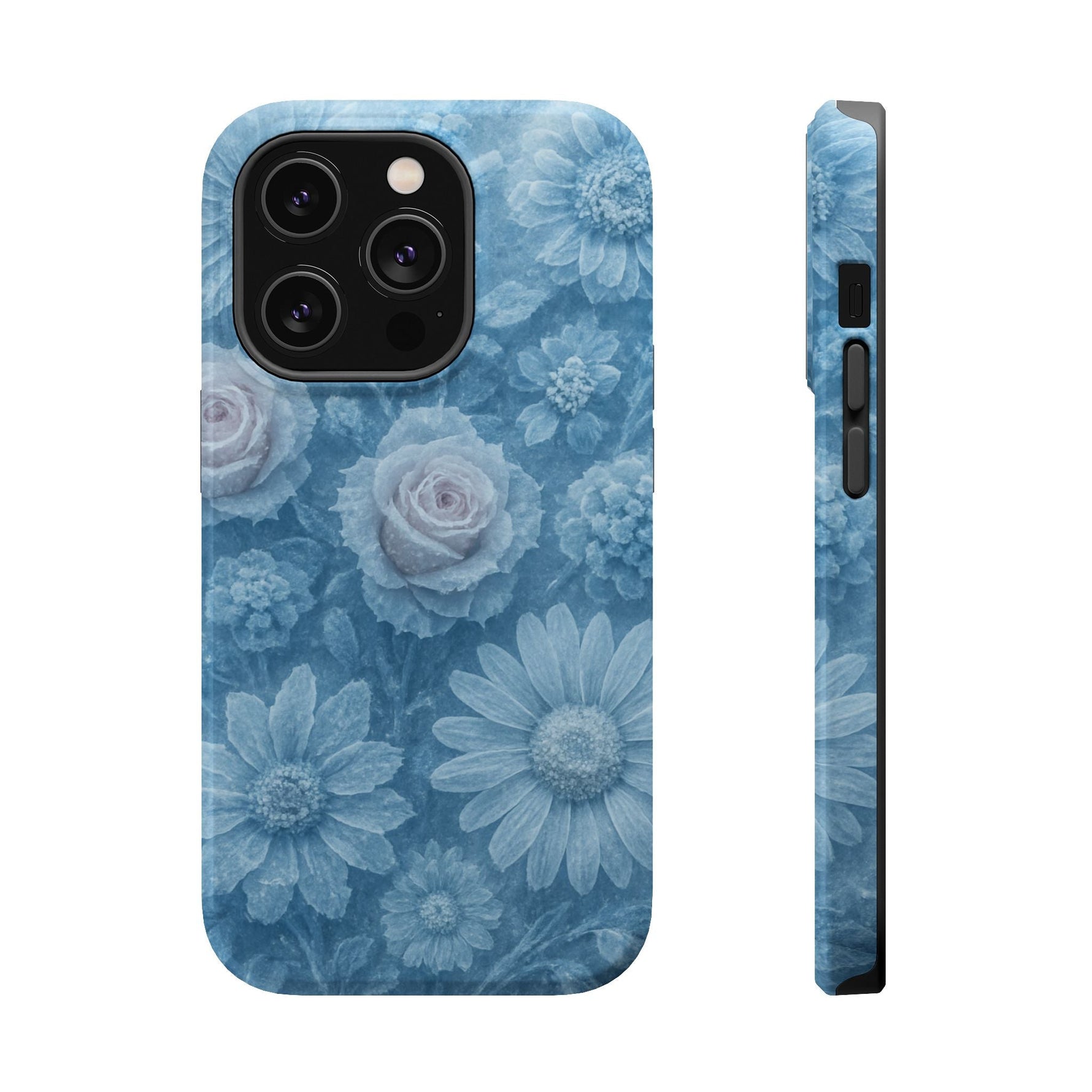 Frozen Beauty Floral Rose iPhone Case | MagSafe compatible  Shamo's iPhone 14 Pro / Glossy