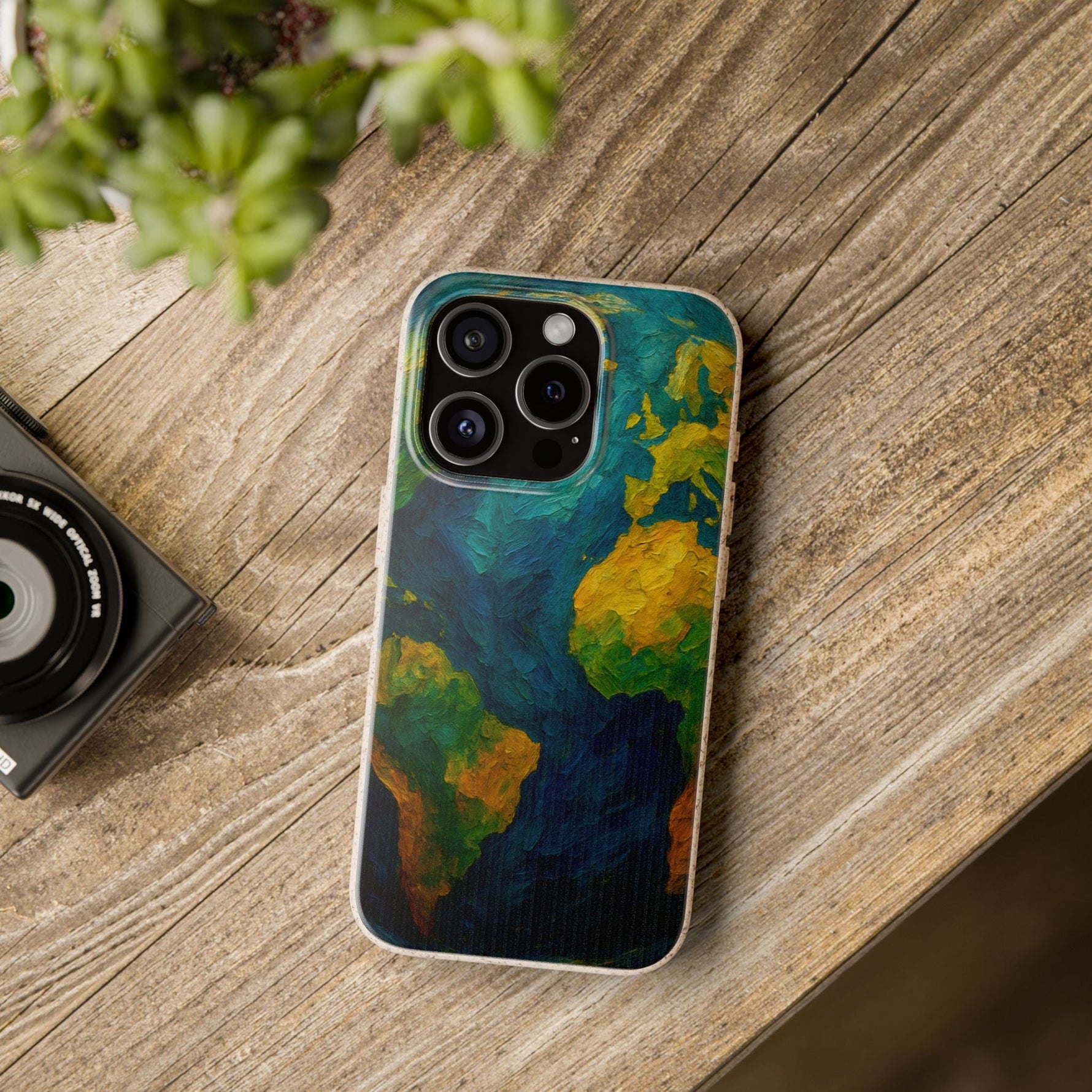 Biodegradable Phone Case — Earth Illustration Eco-Friendly Case  Shamo's