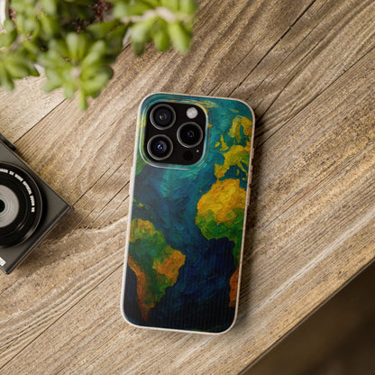 Biodegradable Phone Case — Earth Illustration Eco-Friendly Case  Shamo's