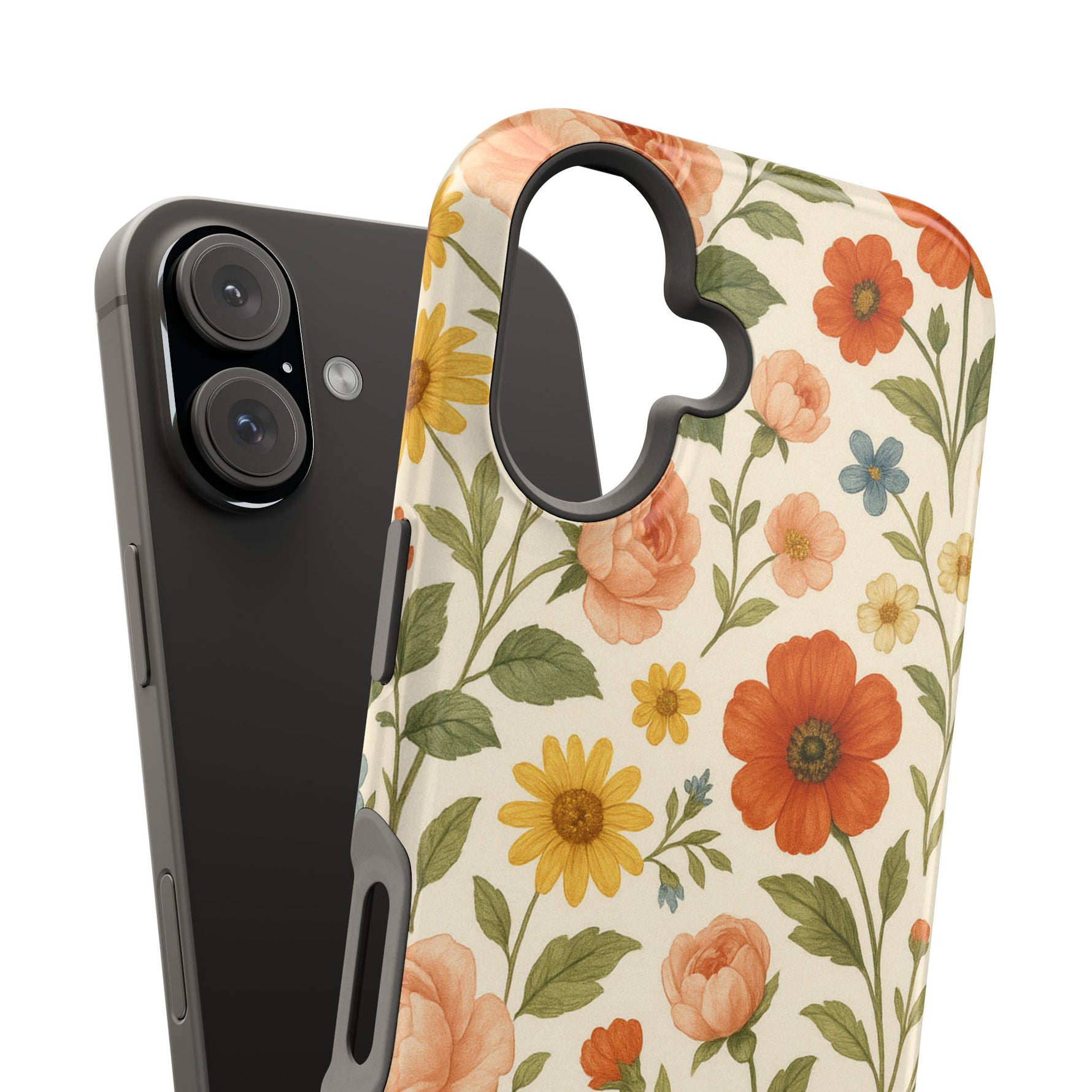 Floral Vintage Garden iPhone Case — with MagSafe