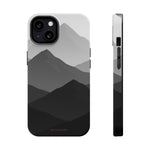 Monochrome Mountain Design iPhone Case | MagSafe