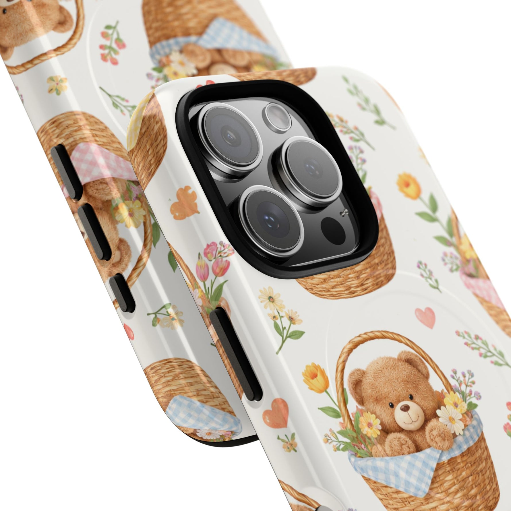 Teddy Berry Basket iPhone Case with MagSafe
