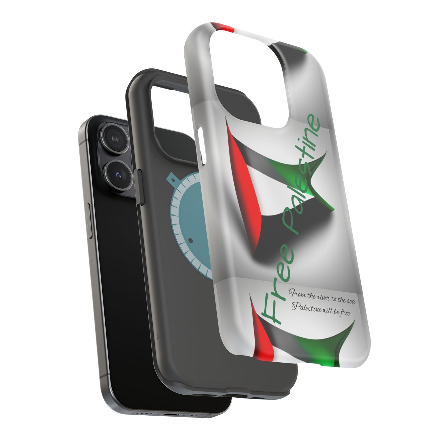 MagSafe Tough Case: Palestinian Flag & 'From the River to the Sea, Palestine Will Be Free